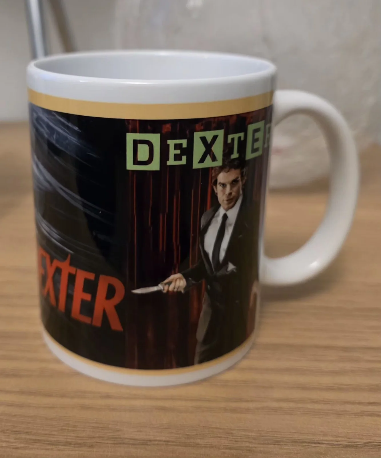 Dexter mug New blood Art Horror Crime Drama Michael C Hall Mug 11oz New, image 3
