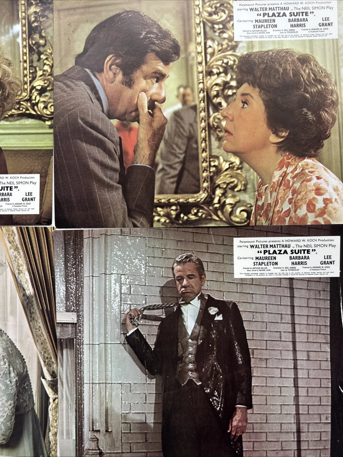 Lobby Card Set 10x8 - Plaza Suite 1971 - Walter Matthau, Lee Grant, изображение 3