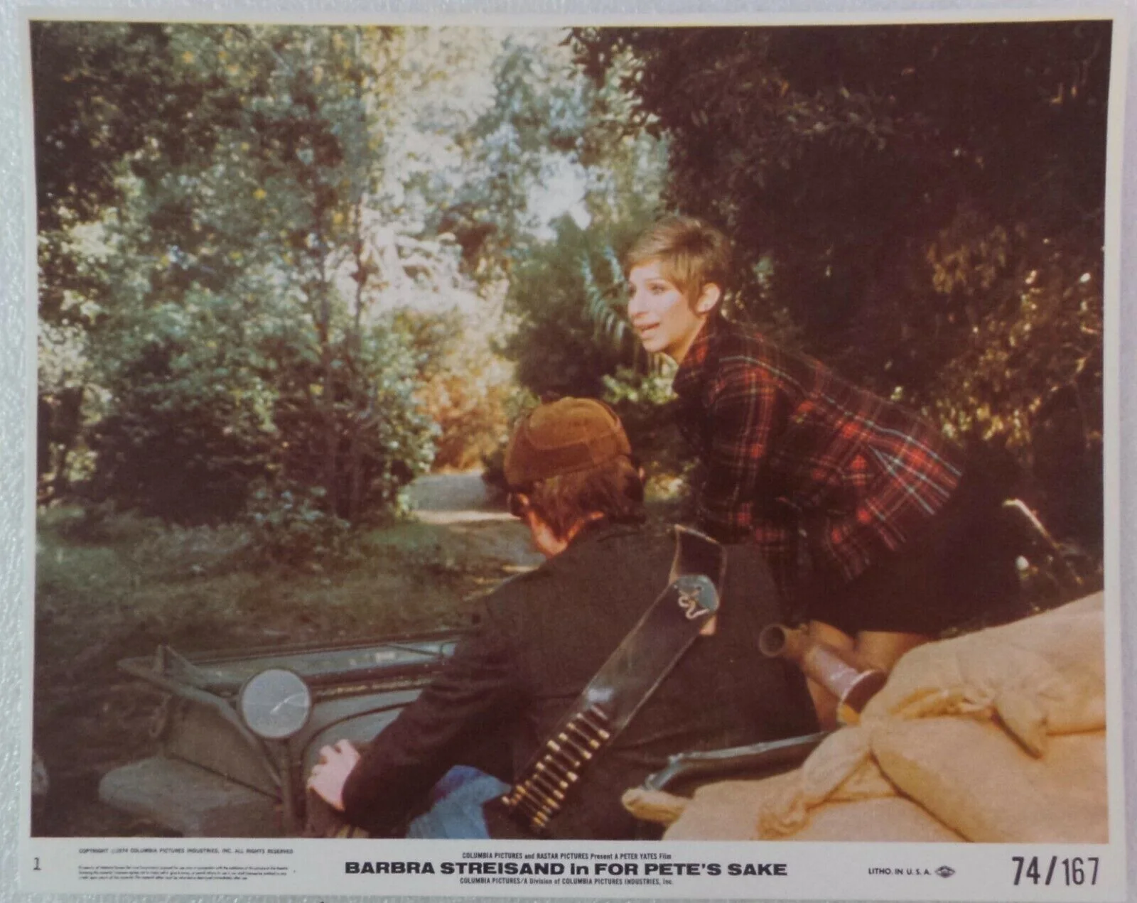1974 LOBBY CARD SET 10" x 8" - 'FOR PETE'S SAKE' - BARBRA STREISAND - SARRAZIN, изображение 2
