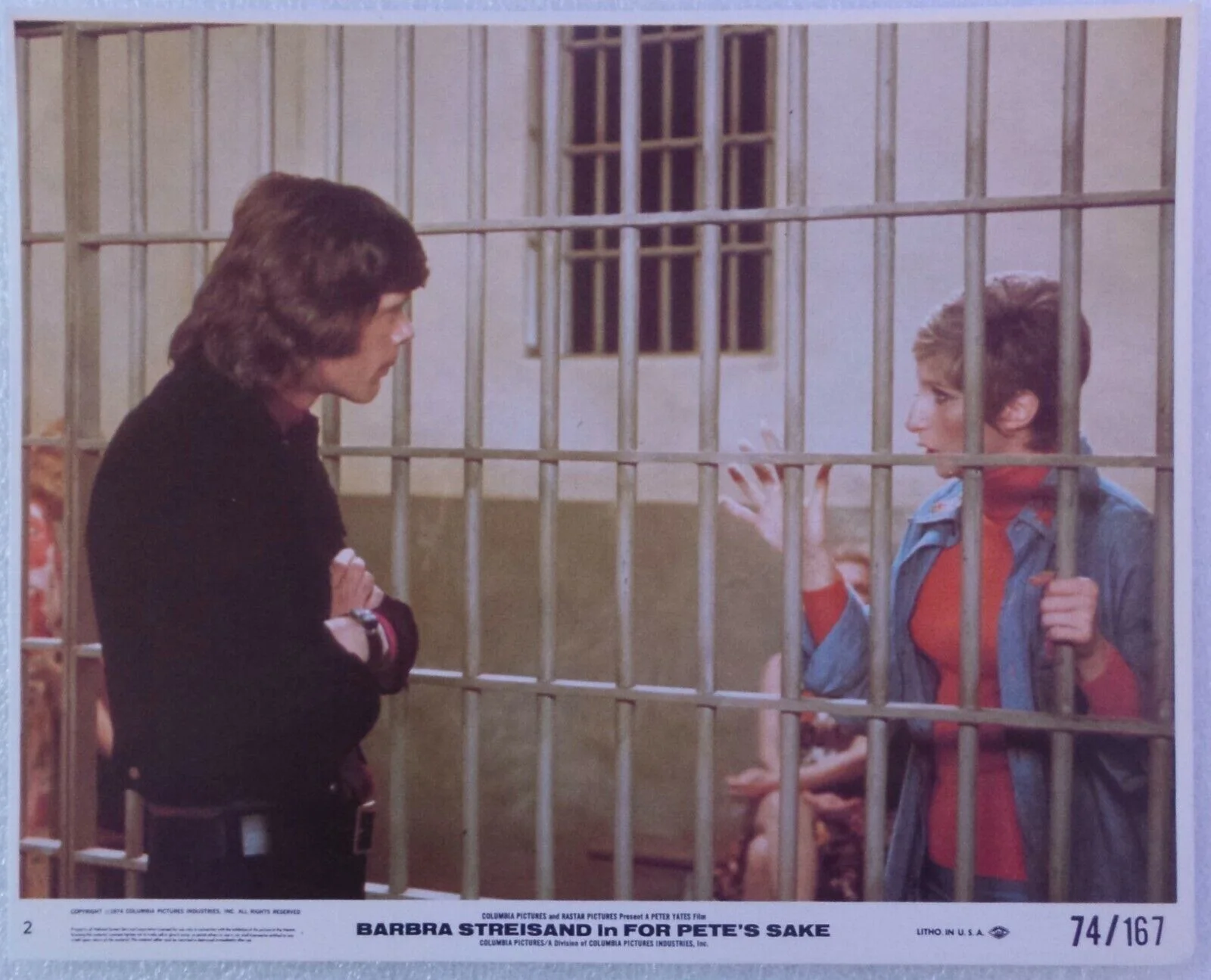 1974 LOBBY CARD SET 10" x 8" - 'FOR PETE'S SAKE' - BARBRA STREISAND - SARRAZIN, изображение 3