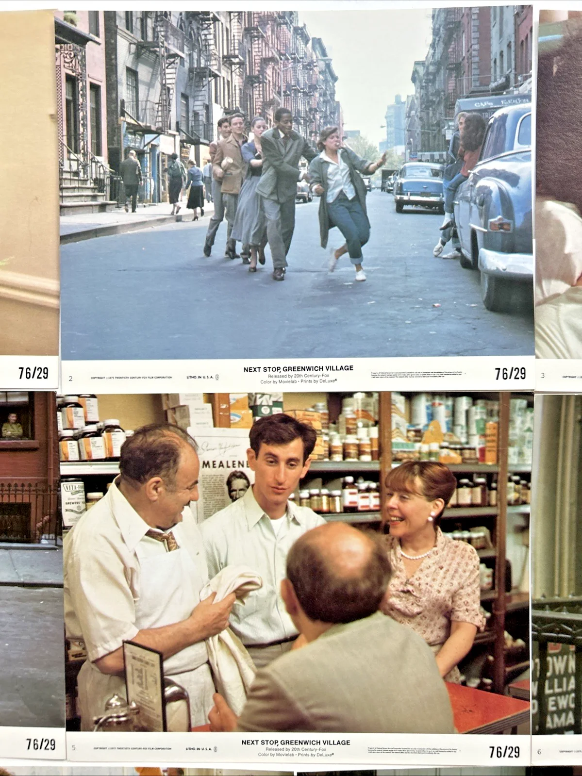 Lobby Card Set 10x8 - Next Stop, Greenwich Village 1976 - Christopher Walken, изображение 3