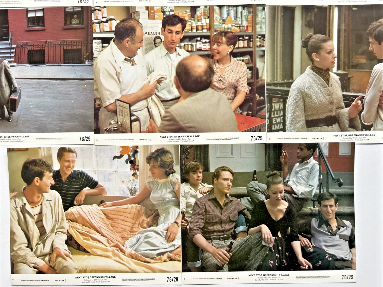 Lobby Card Set 10x8 - Next Stop, Greenwich Village 1976 - Christopher Walken, изображение 5