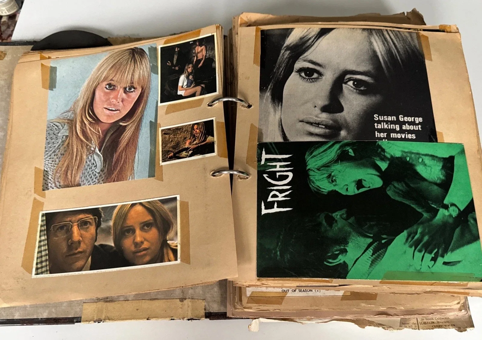 SUSAN GEORGE Huge collection studio photos, cuttings and other memorabilia, изображение 4