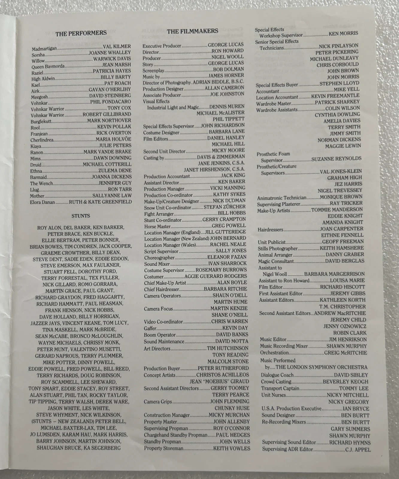 1988 WILLOW Movie Synopsis - Poster Advertising Flyer - Val Kilmer, Warwick D., изображение 4