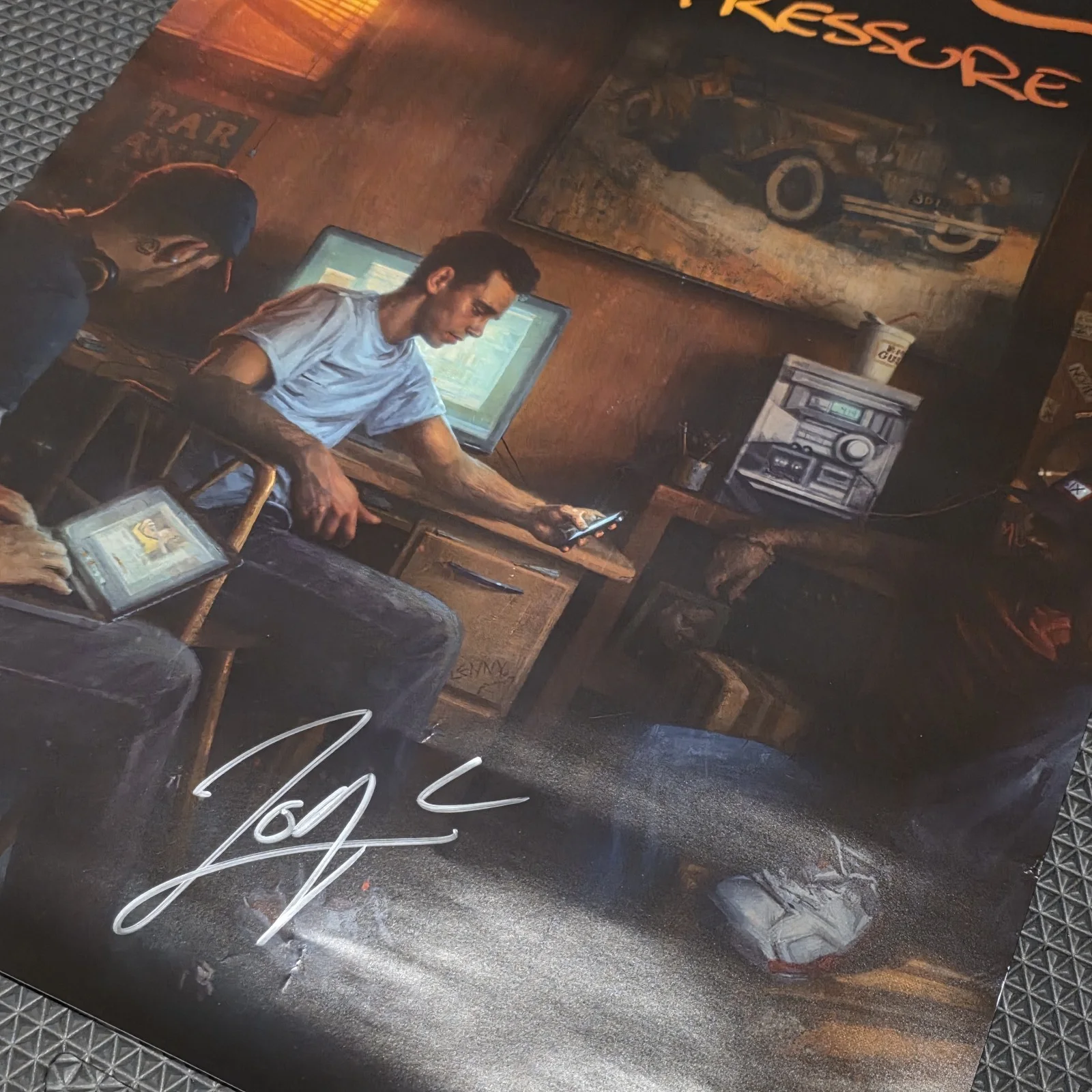 Logic Under Pressure Signed Poster Mint Condition 18" x 24" 2014 Album Release, image 2