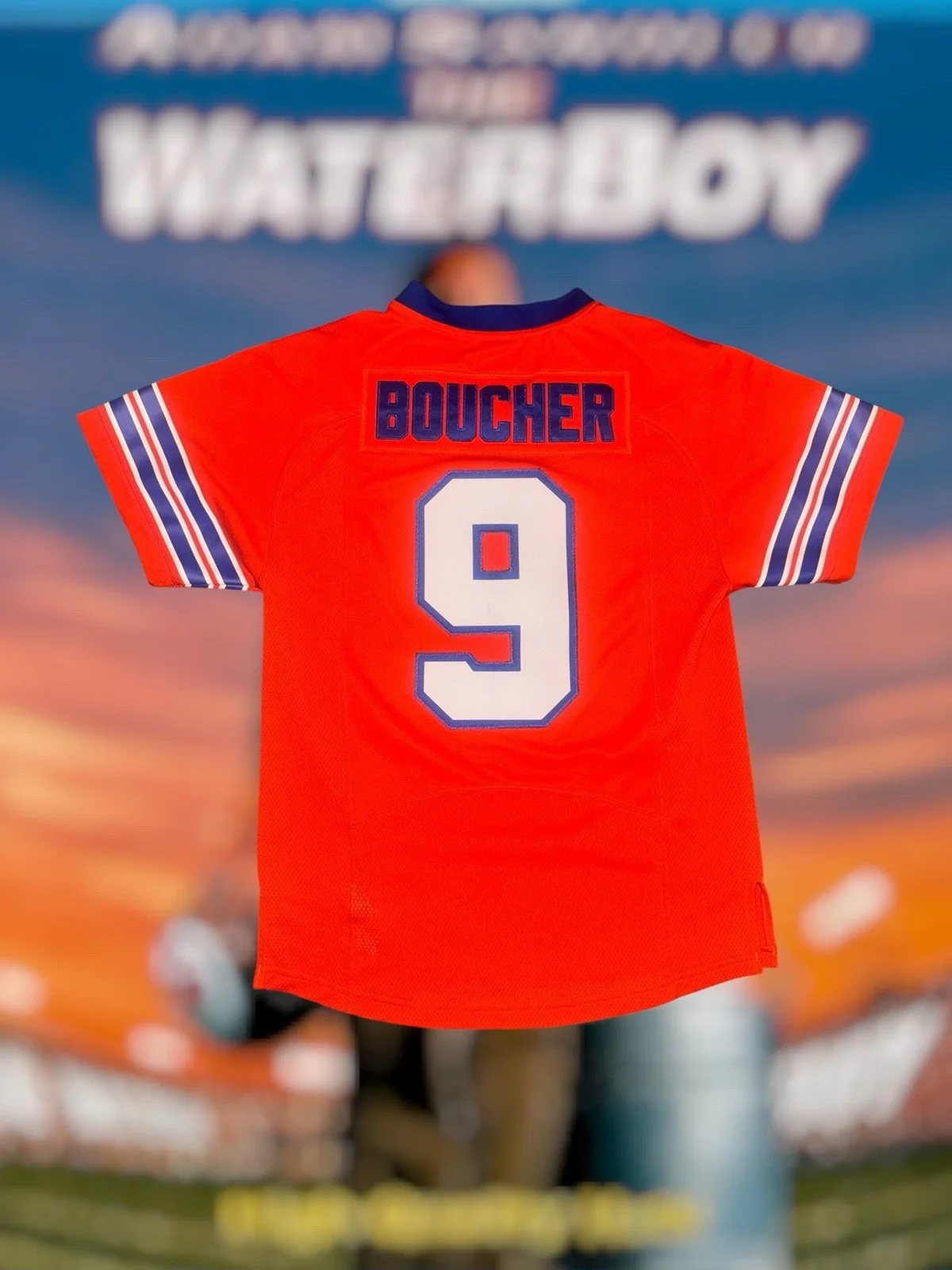 Adam Sandler AUTHENTIC Adidas Classic Waterboy Jersey Bobby Boucher Politics M, image 2