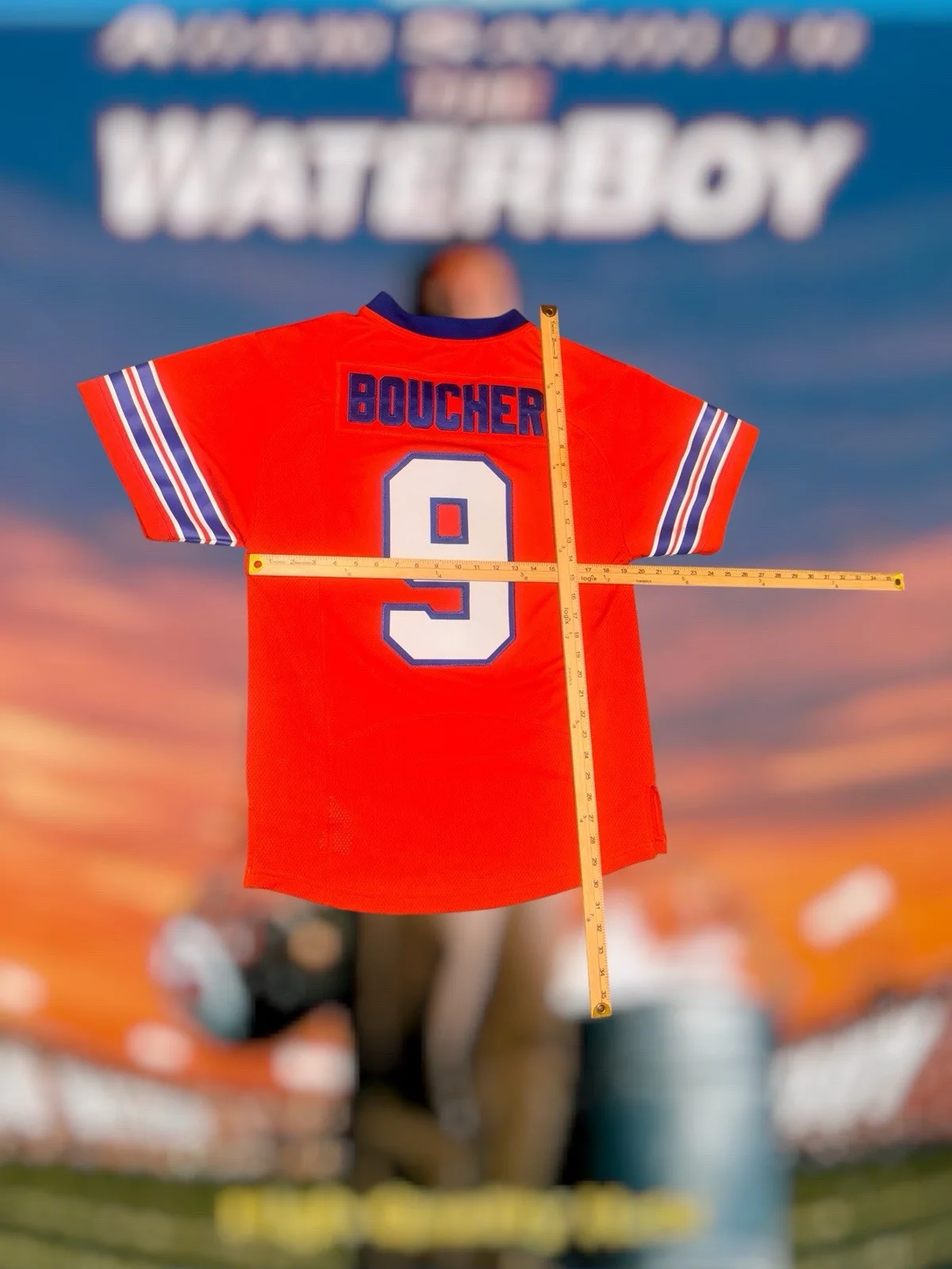 Adam Sandler AUTHENTIC Adidas Classic Waterboy Jersey Bobby Boucher Politics M, image 3