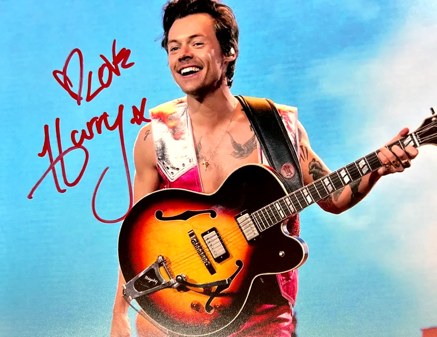 HARRY STYLES Signed 8x10 inch Authentic REAL Original Autograph w/COA, image 3