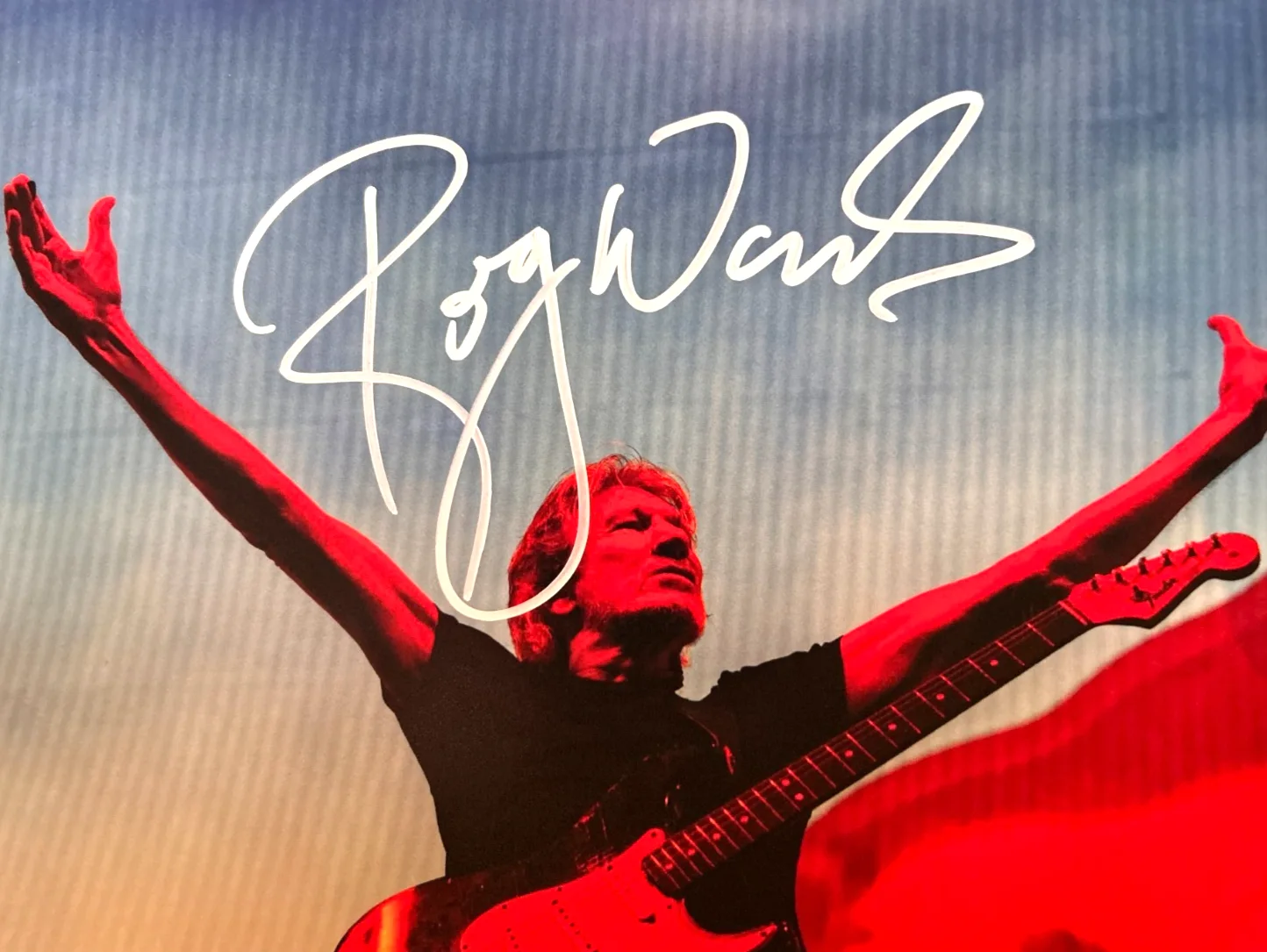 Roger Waters — ROGER WATERS Signed PINK FLOYD Original 8x10" Authentic Autograph GENUINE w/COA, image 3