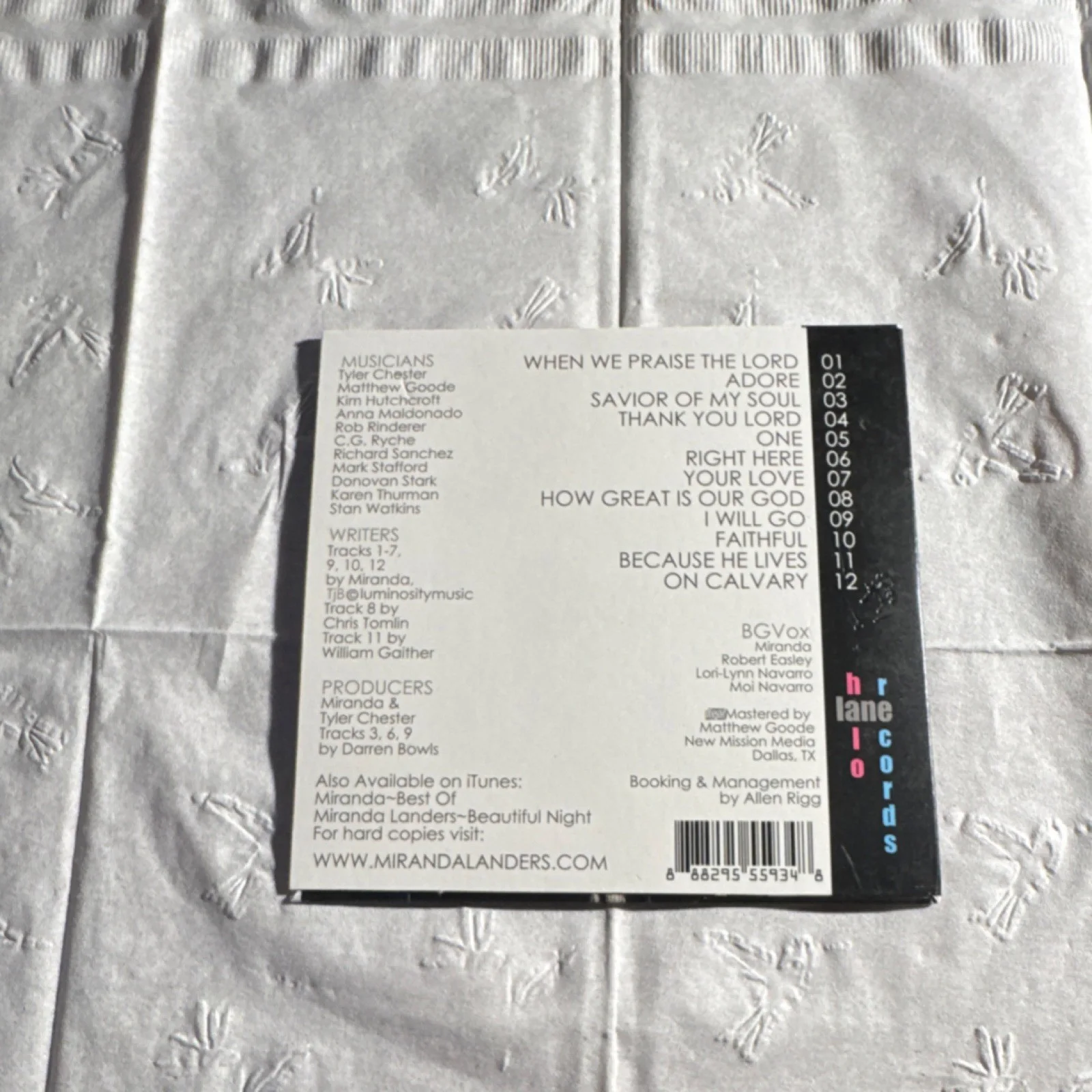 Adore Miranda Autographed CD & Booklet Original Music Collectible, image 4