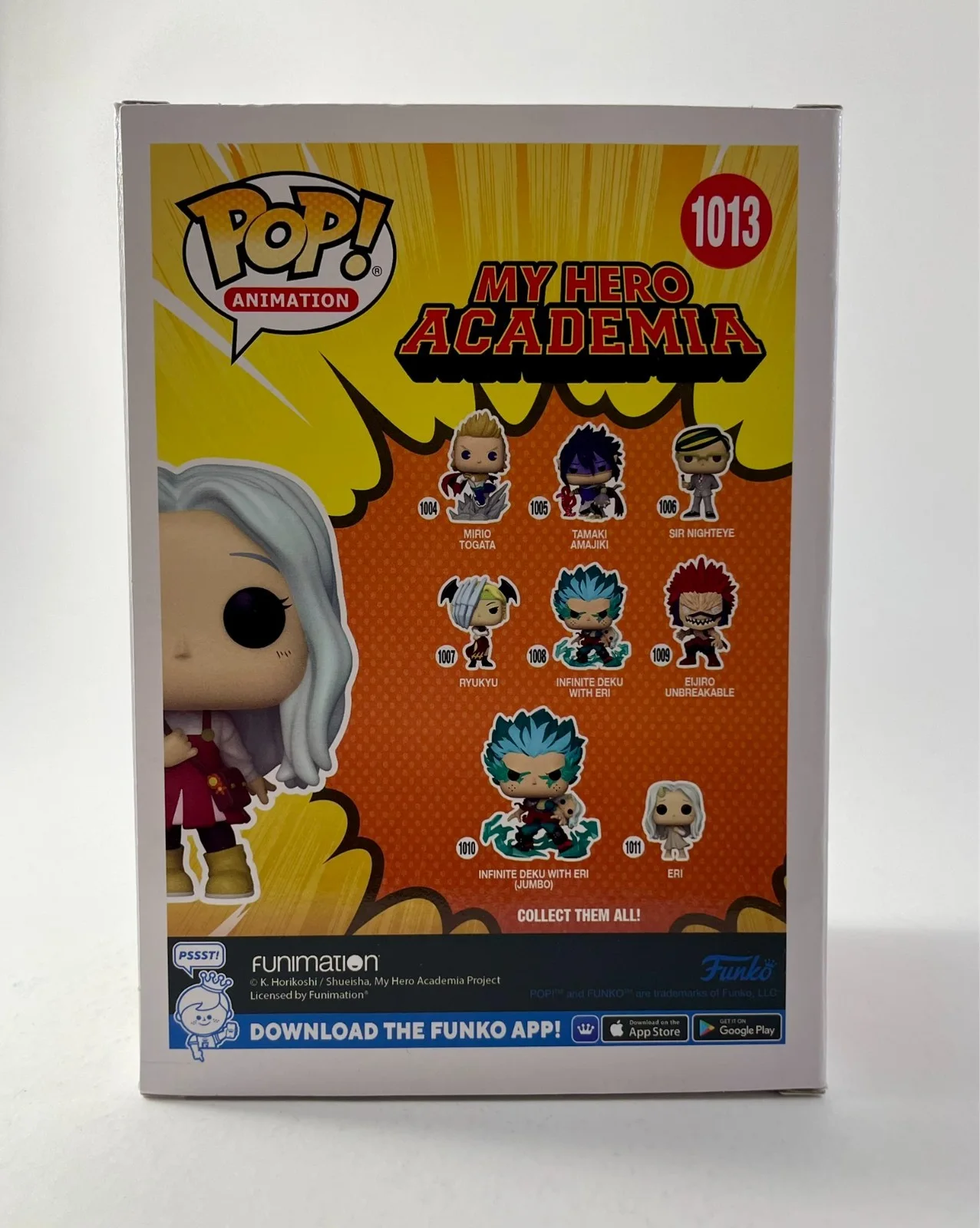 Emily Neves — Emily Neves Signed My Hero Academia Eri Hot Topic Funko POP! Vinyl #1013 JSA COA, изображение 5