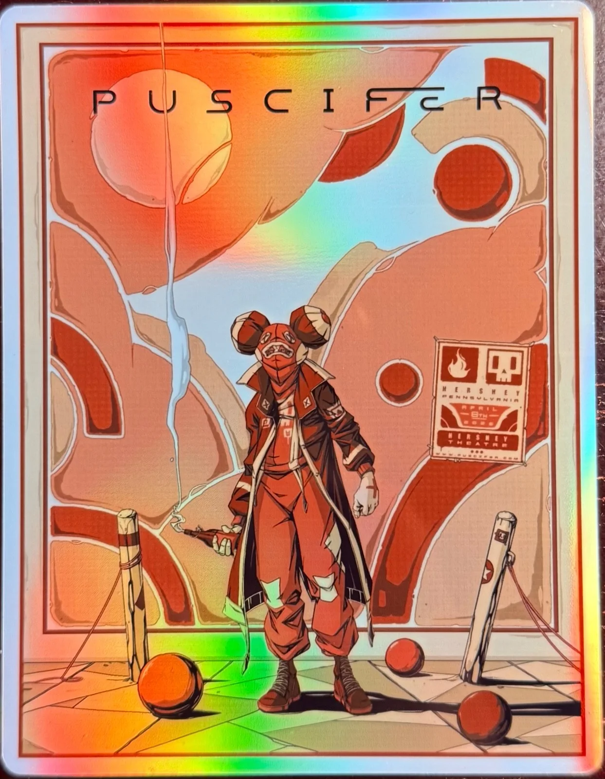 PUSCIFER HERSHEY PA POSTER/STICKER APRIL 8TH 2026 NORMAL ISN’T, изображение 4