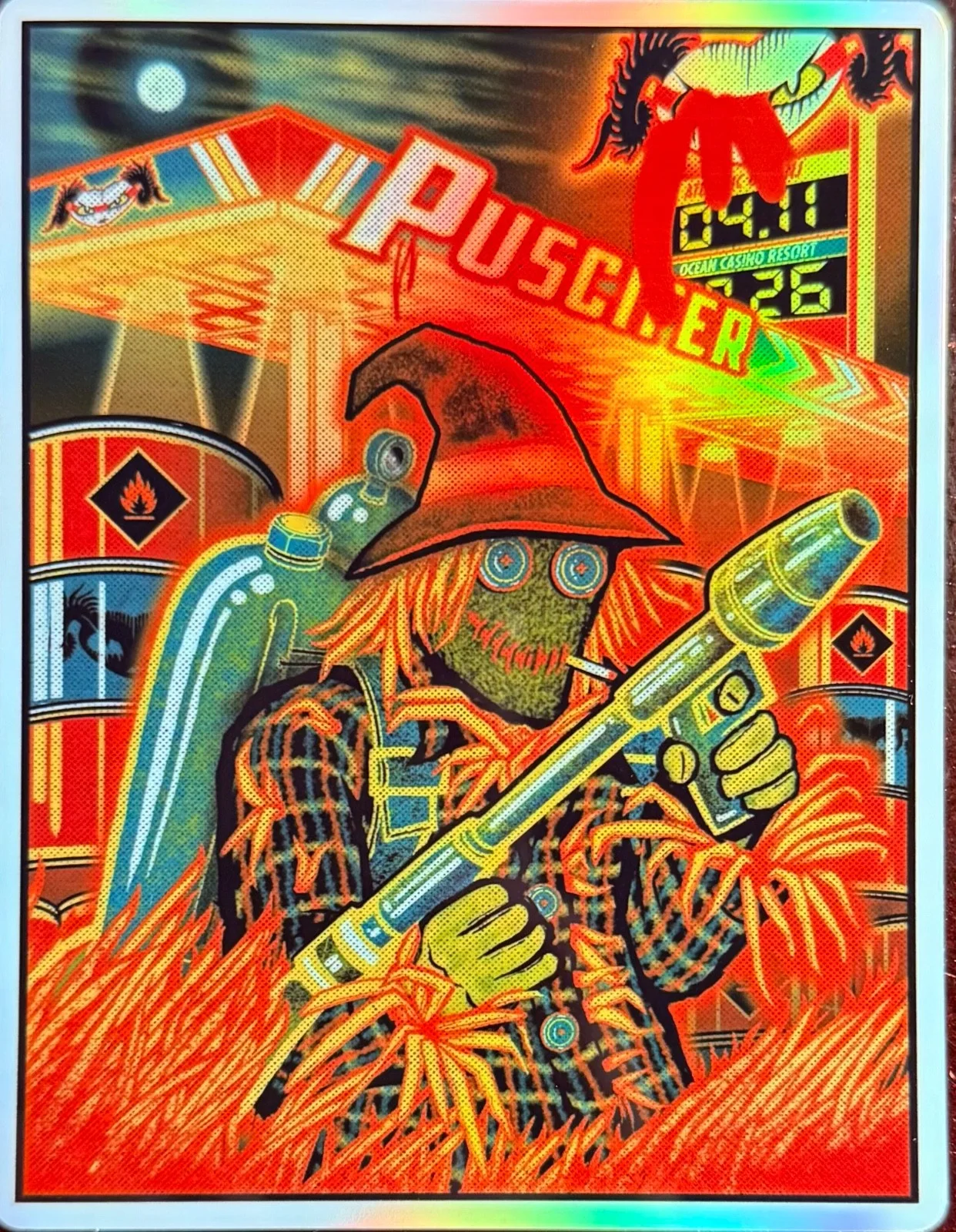 PUSCIFER ATLANTIC CITY NJ POSTER/STICKER APRIL 11TH 2026 NORMAL ISN’T, изображение 2