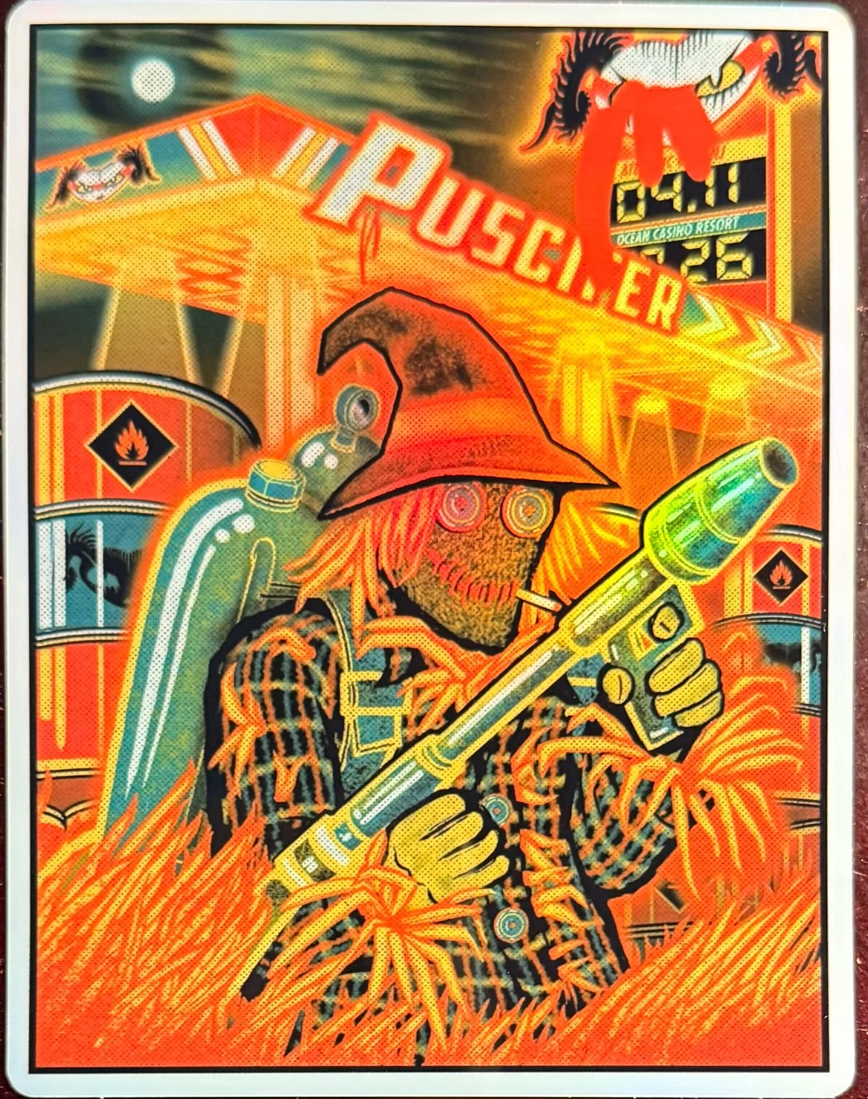 PUSCIFER ATLANTIC CITY NJ POSTER/STICKER APRIL 11TH 2026 NORMAL ISN’T, изображение 3