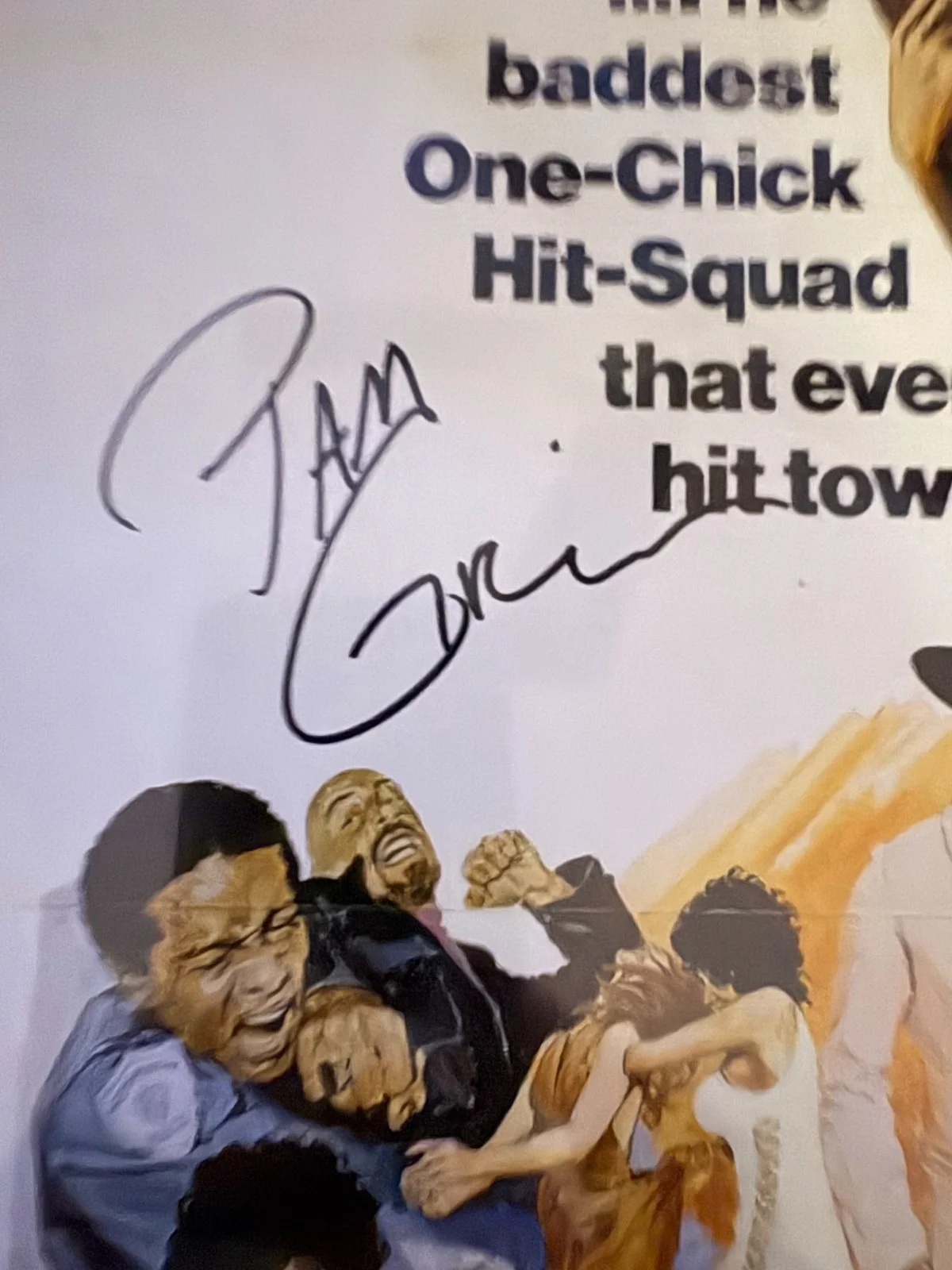Pam Grier — Pam Grier as Coffy Autographed 11x17" Movie Poster JSA Authenticated Hot!!!, image 2