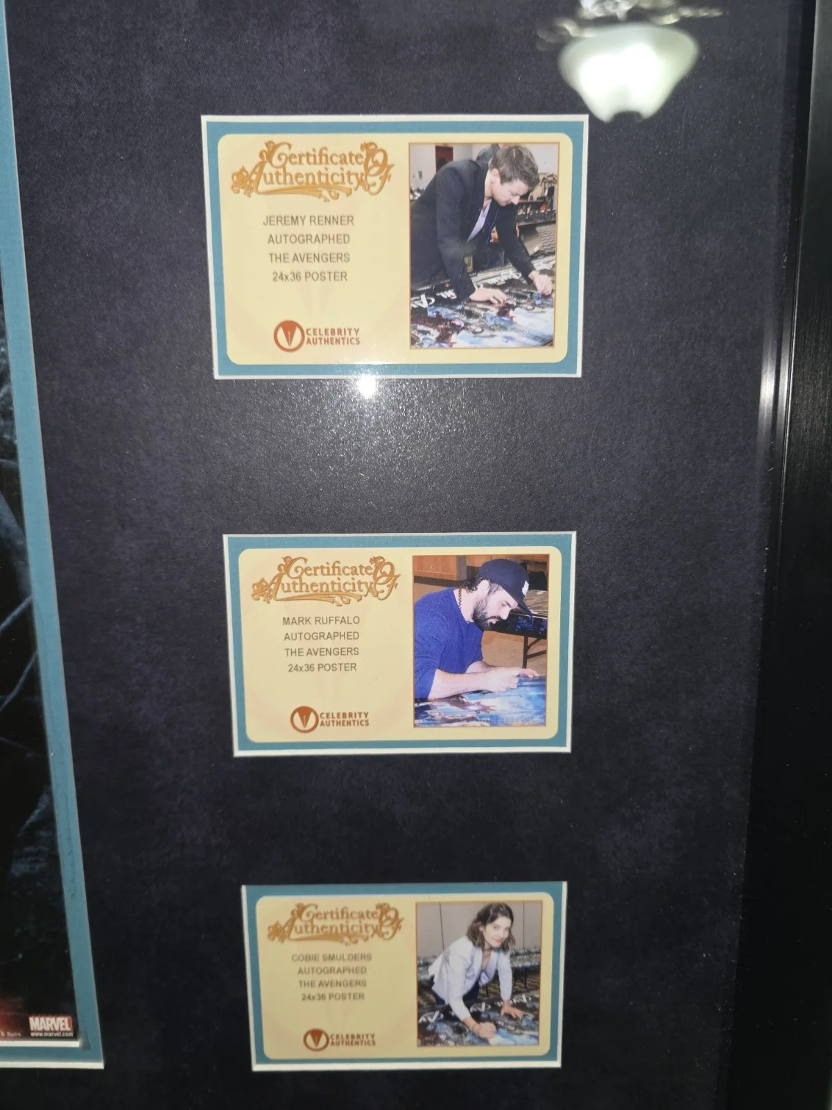 1st Avengers Signed Movie Poster, image 2