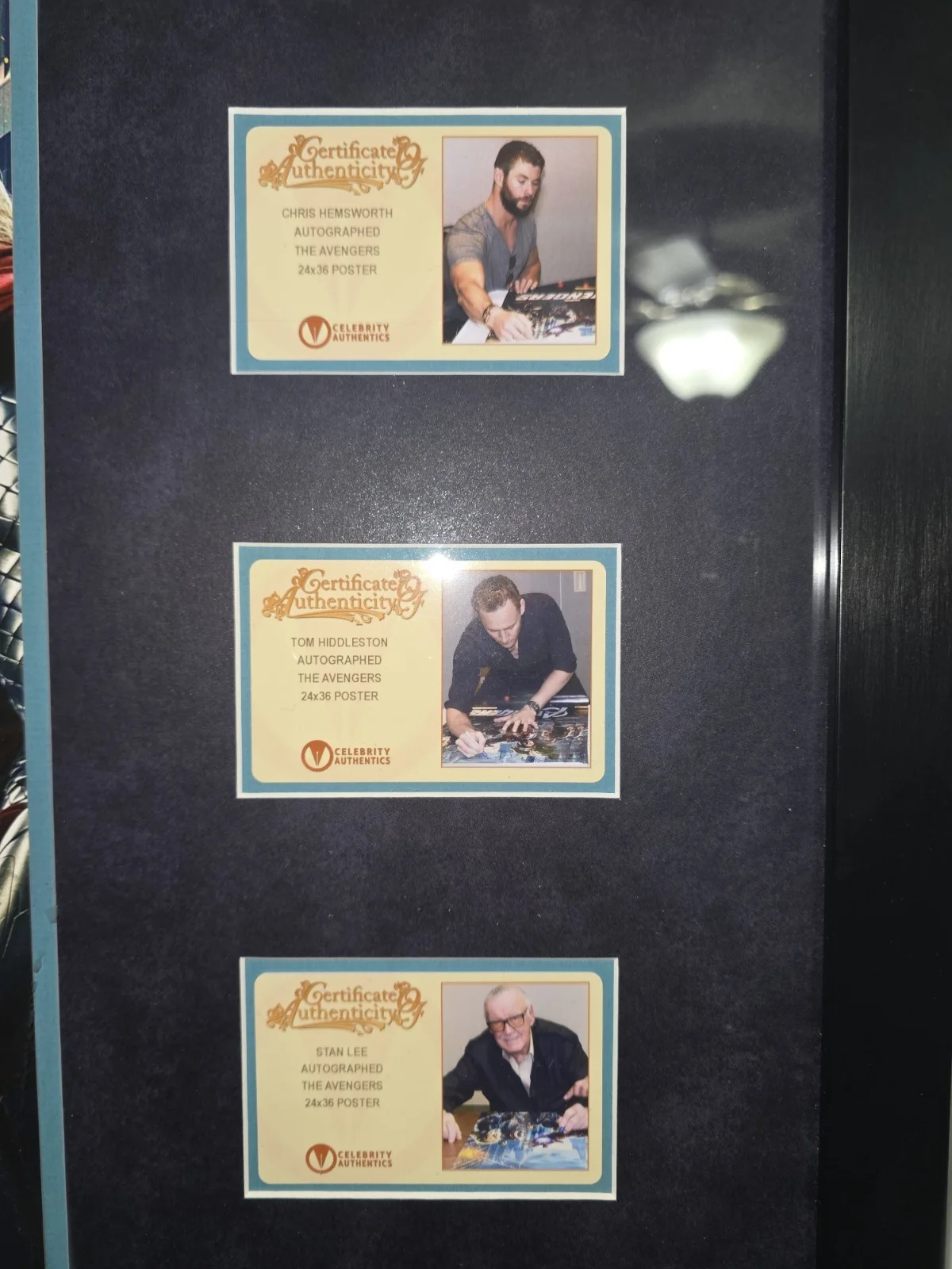1st Avengers Signed Movie Poster, image 3