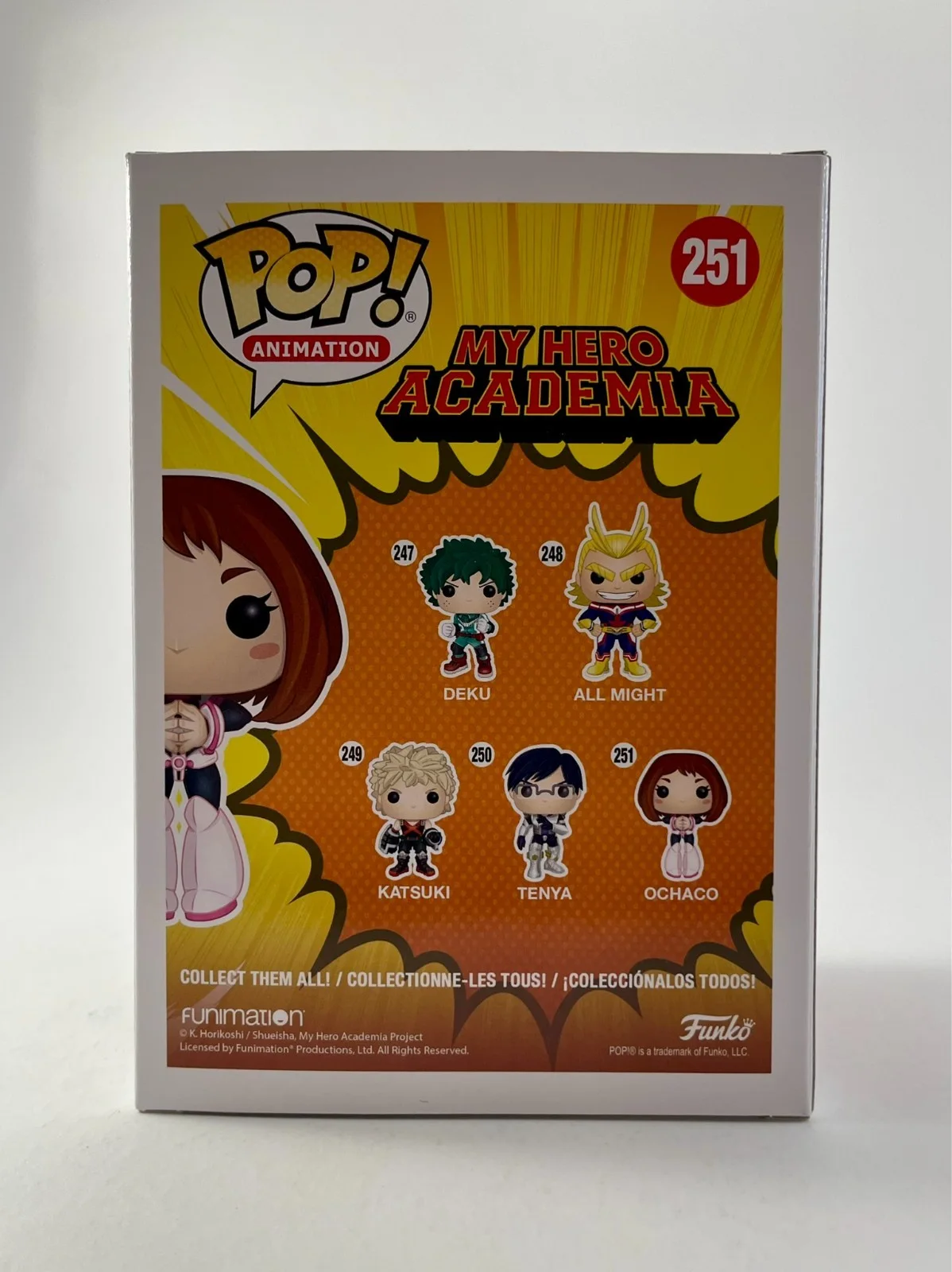 Luci Christian — Luci Christian Signed My Hero Academia Ochaco Funko POP! Vinyl #251 JSA COA, изображение 5