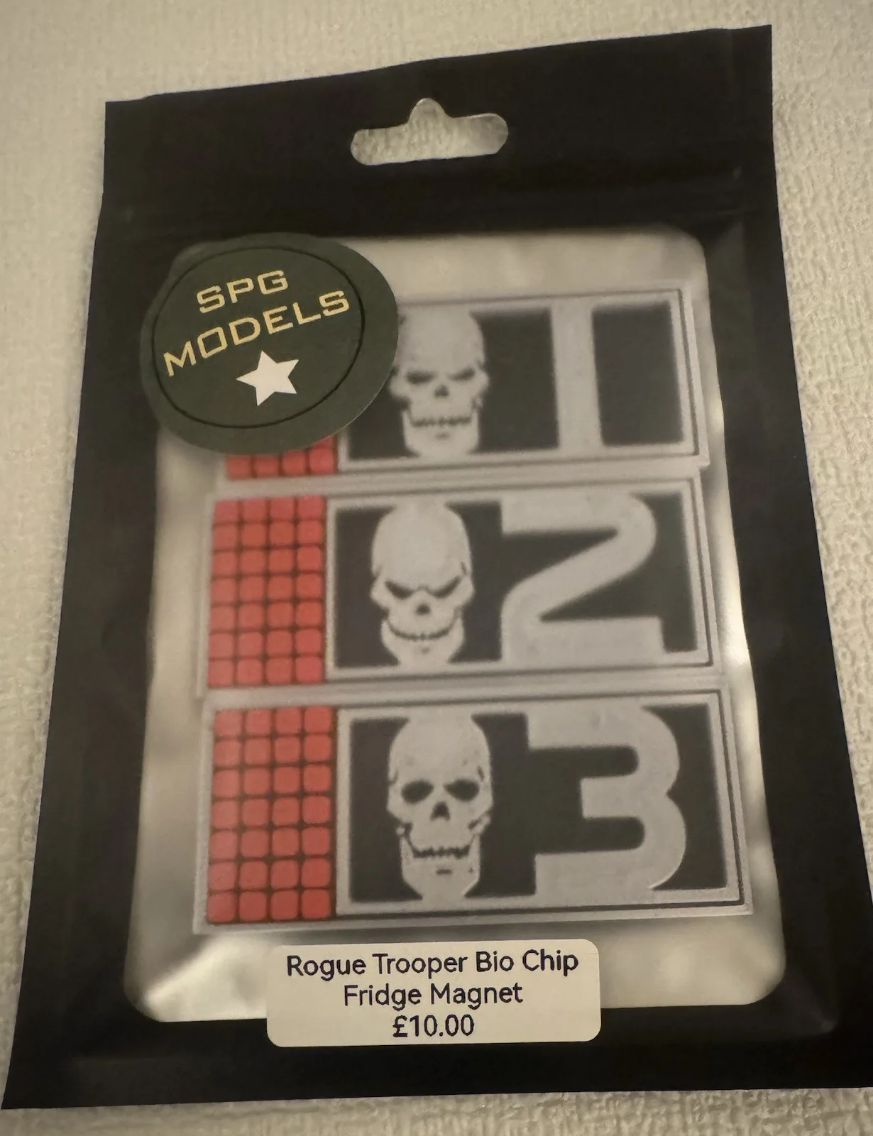 Rogue Trooper Bio Chips - Fridge Magnet - New - 3D Printed, image 3