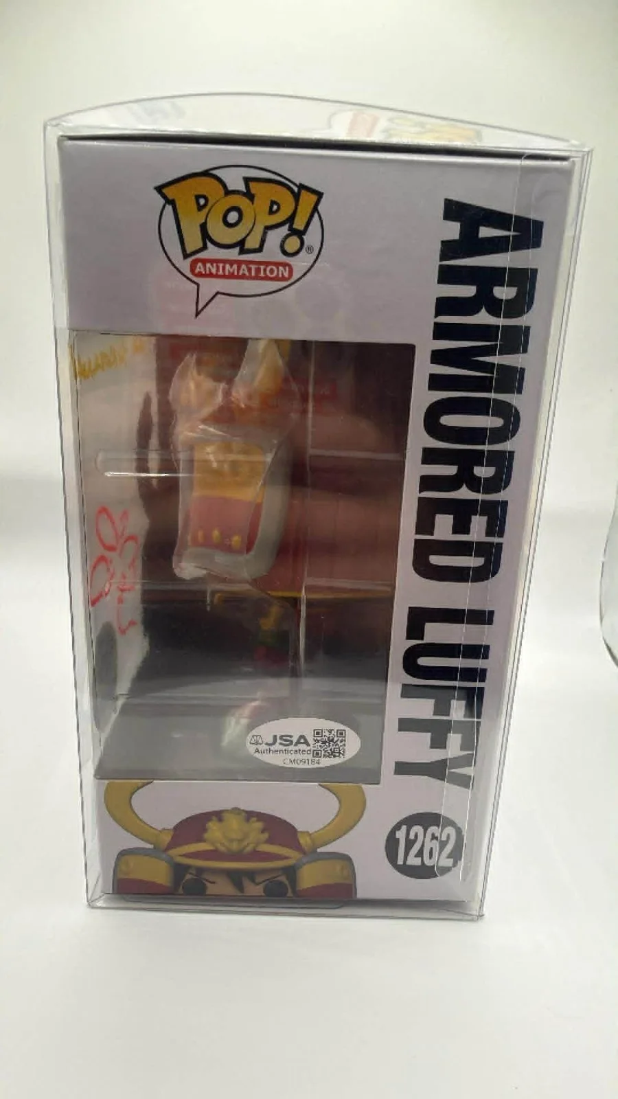 Colleen Clinkenbeard — Colleen Clinkenbeard Signed Armored Luffy Funko Pop! #1262 One Piece W/ JSA COA, изображение 2