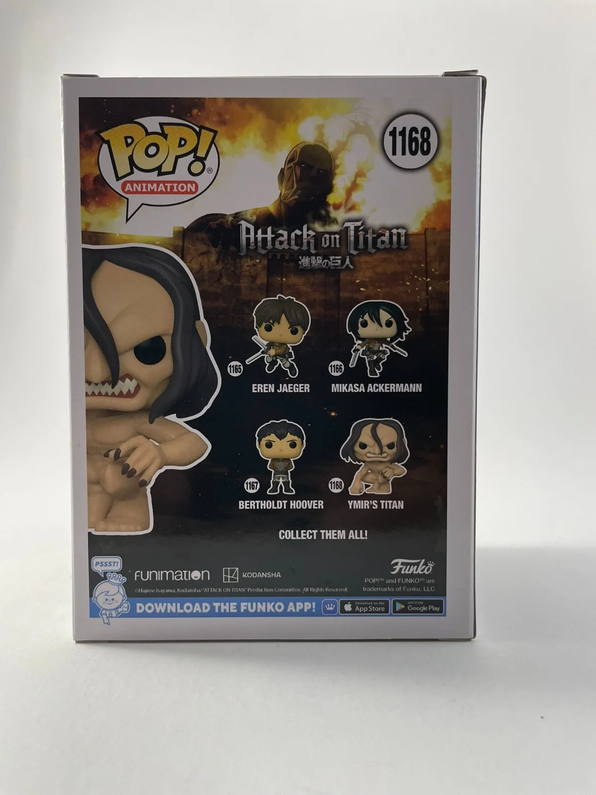 Elizabeth Maxwell — Elizabeth Maxwell Signed Attack On Titan Ymir's Titan Funko POP! Vinyl JSA COA, изображение 5