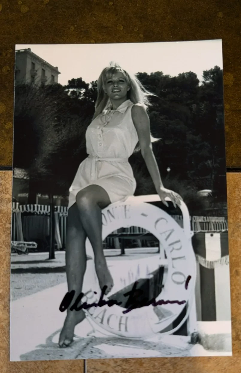 Olga Schoberová — OLINKA BEROVA - OLGA SCHOBEROVA Hand Signed Autograph 4X6 Photo