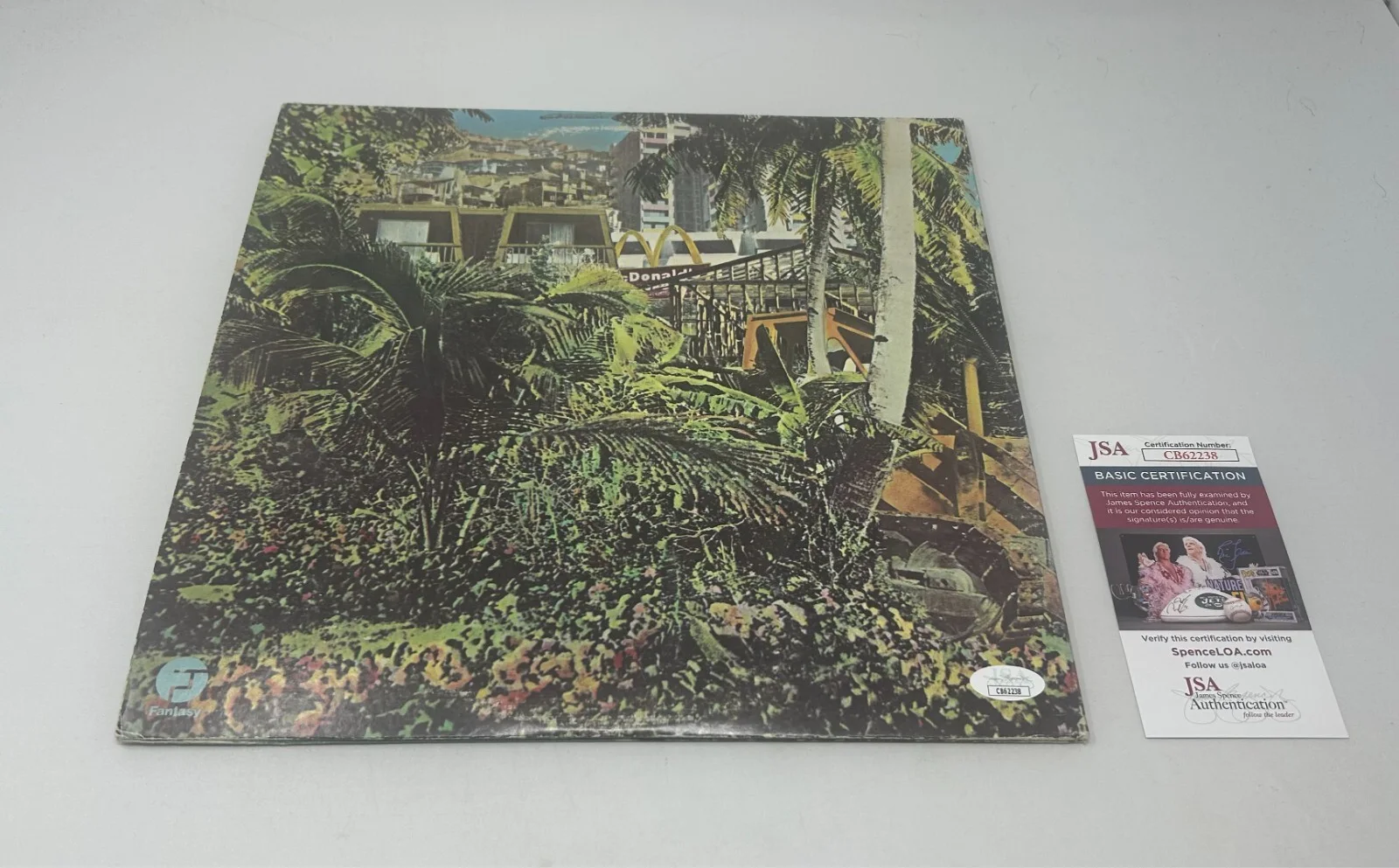 Country Joe McDonald signed Paradise With An Ocean View Album JSA COA, image 2