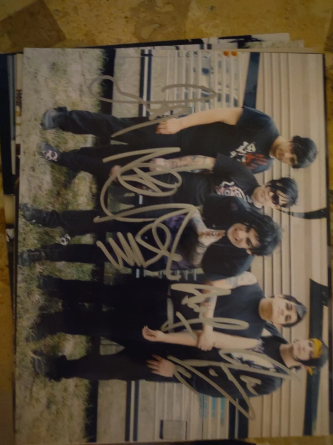 Aiden Band Signed 8x10 Photo Metal Band William Control, изображение 3
