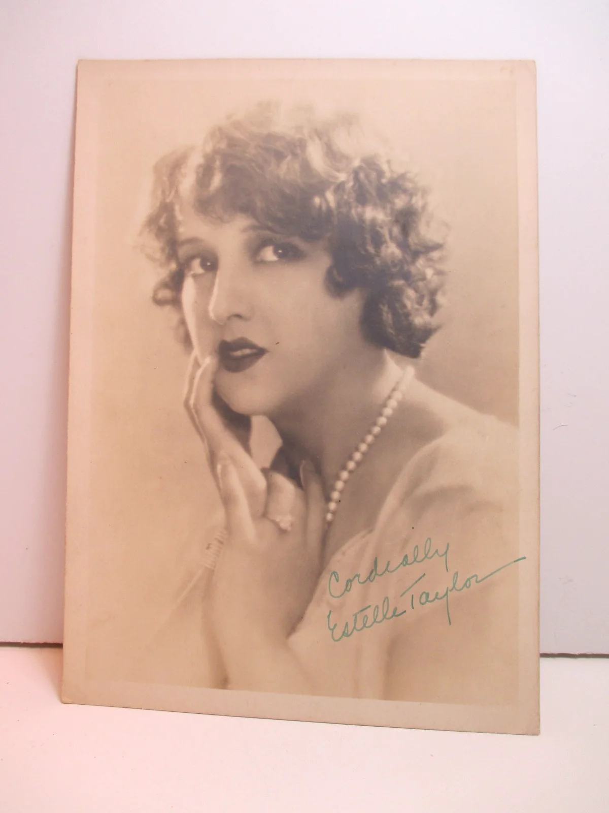 Estelle Taylor — Vtg Estelle Taylor Signed Photo 5" x 7"