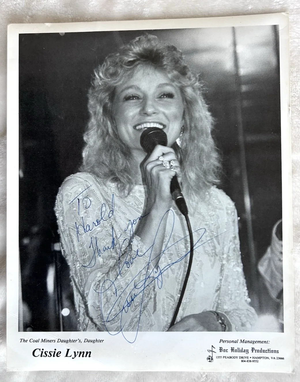 Six Hand Signed, Loretta Lynn, Crystal Gayle, Cissie Lynn, Statler Brothers ++, image 4