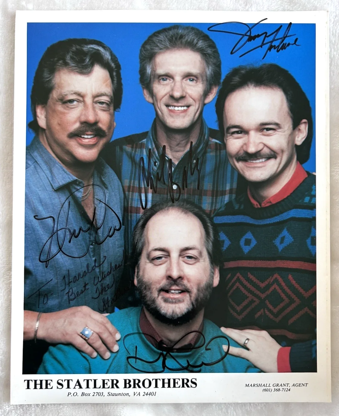 Six Hand Signed, Loretta Lynn, Crystal Gayle, Cissie Lynn, Statler Brothers ++, image 5