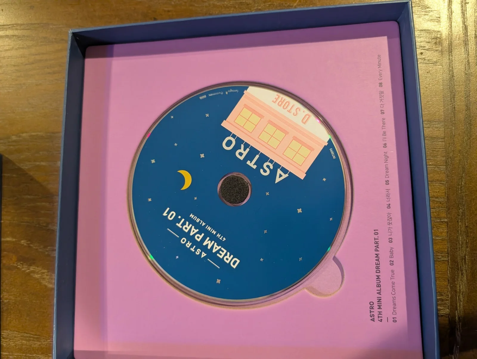 ASTRO 4th Mini Album Dream Collection K-POP Autographed Signed 2017-Night ver., image 3