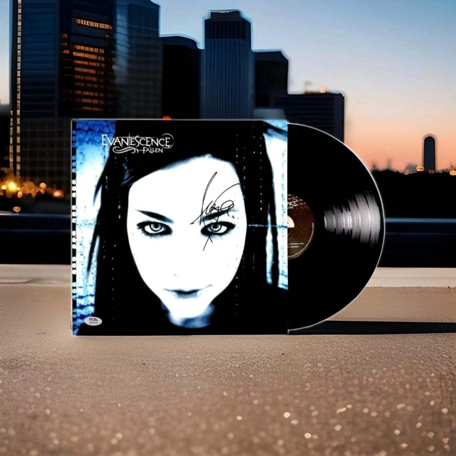 Evanescence Signed Fallen Vinyl Record PSA COA Nice Sig! Immortal, image 5