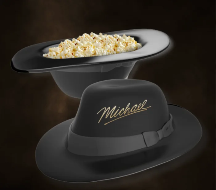 Michael Jackson Movie Popcorn Fedora Hat Bucket 2026 Cinema Collectors, изображение 5