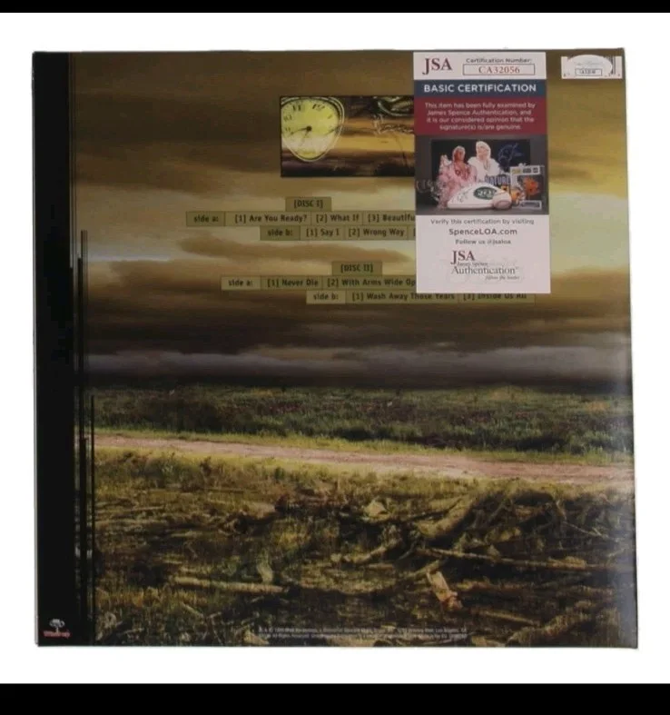 CREED Signed Human Clay Album Autographed Vinyl 4 Members JSA Cert. Higher!, изображение 3