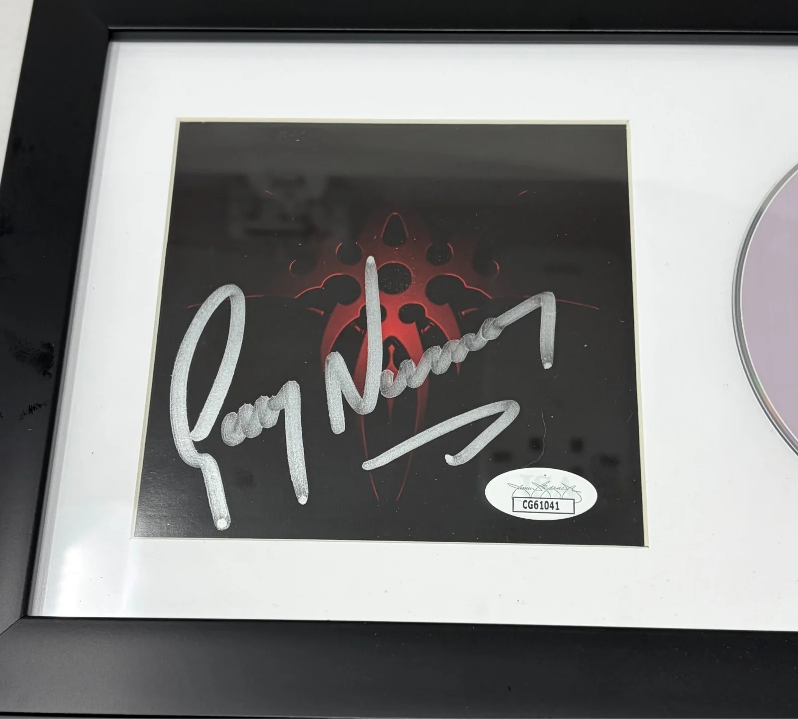 Gary Numan signed Dominion Day Framed CD Cover JSA COA, image 2