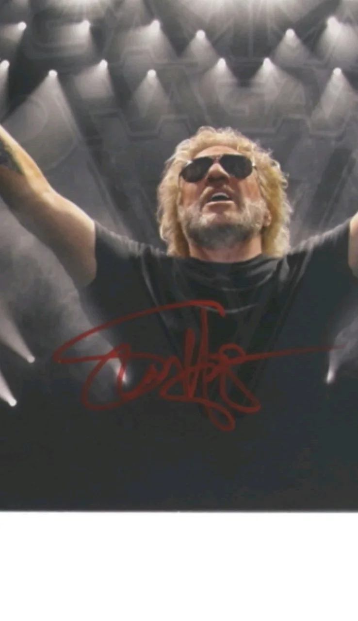 Sammy Hagar Signed Vinyl The RESIDENCY LIVE. BECKETT CERT VAN HALEN SIGNED HAGAR, изображение 3