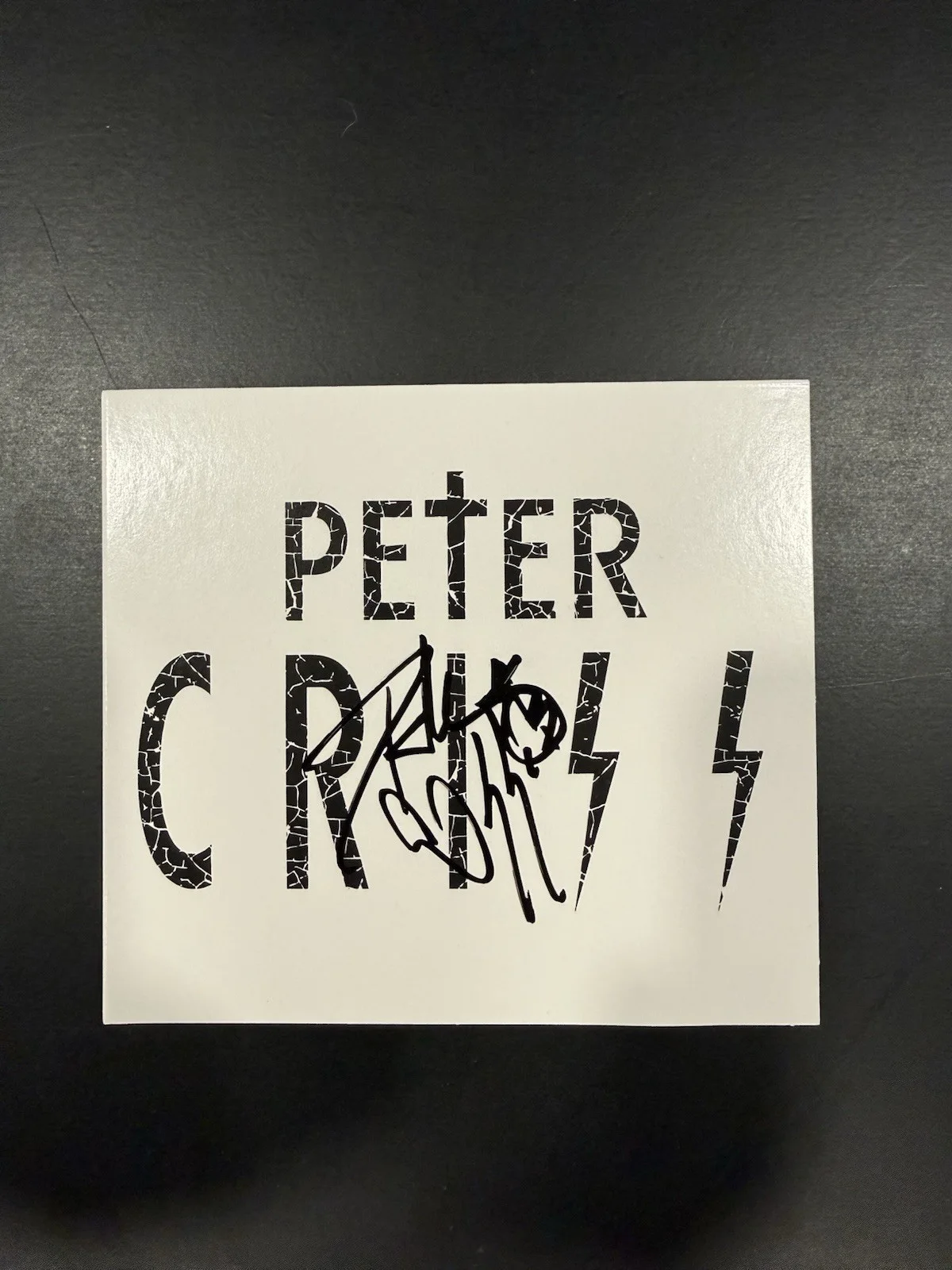 Peter Criss Signed White CD With Poster and Lanyard - KISS, изображение 3