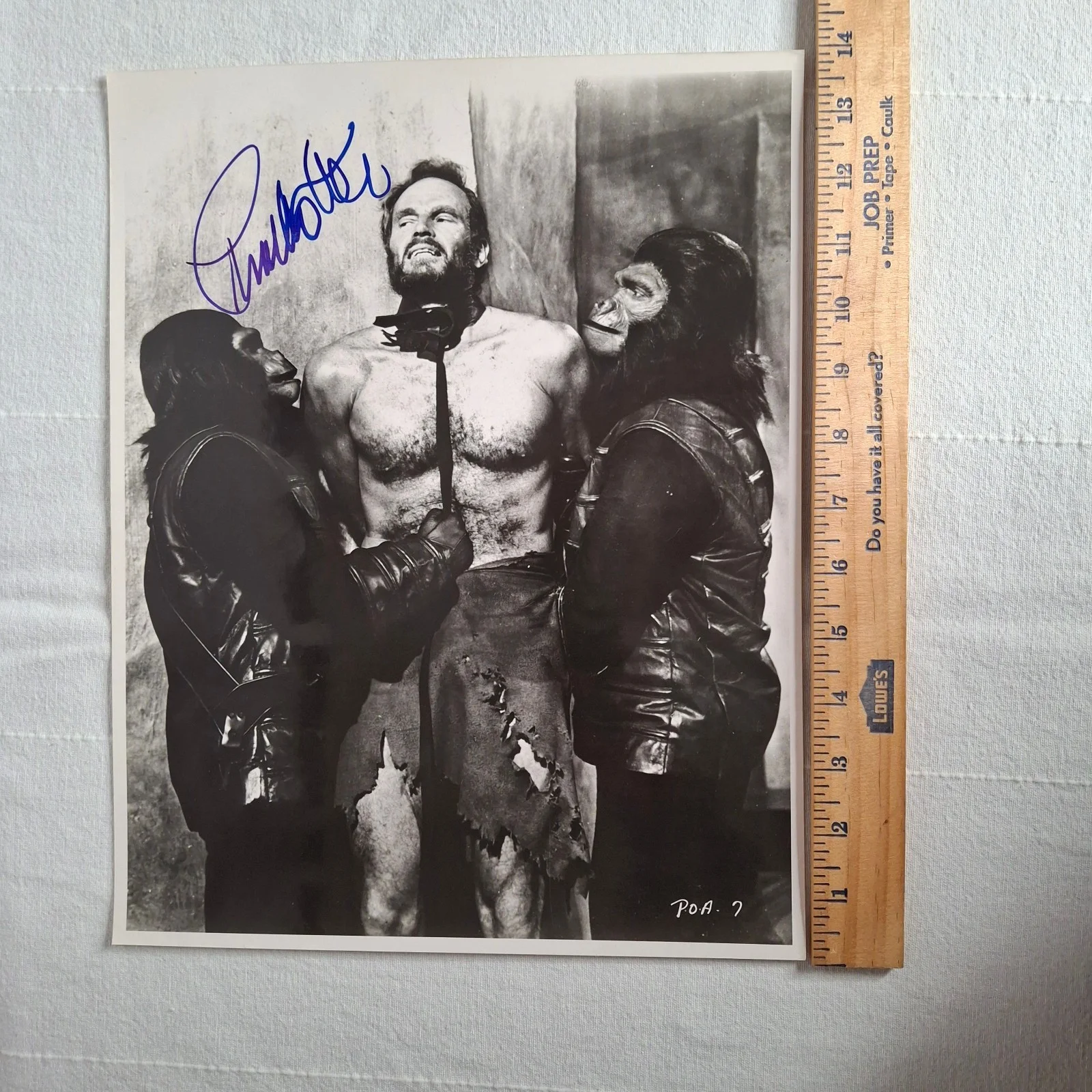 Charlton Heston — PLANET OF THE APES Autograph CHARLTON HESTON Signed 11X14 B&W Photo w/ COA, изображение 5