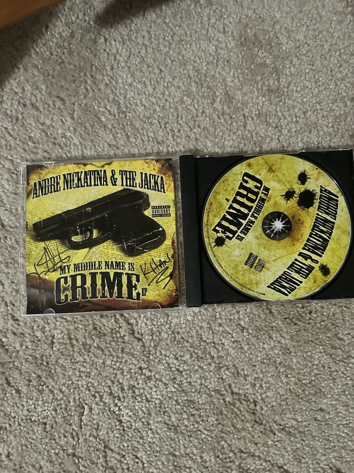 Andre Nickatina Signed Autograph Cd, изображение 2