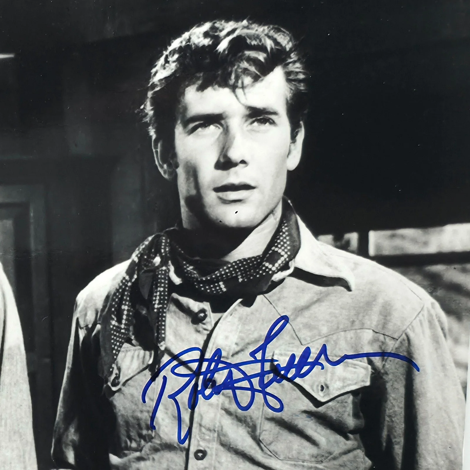 ROBERT FULLER — ROBERT FULLER SIGNED 11X14 PHOTO Laramie, Wagon train, Emergency etc., image 2