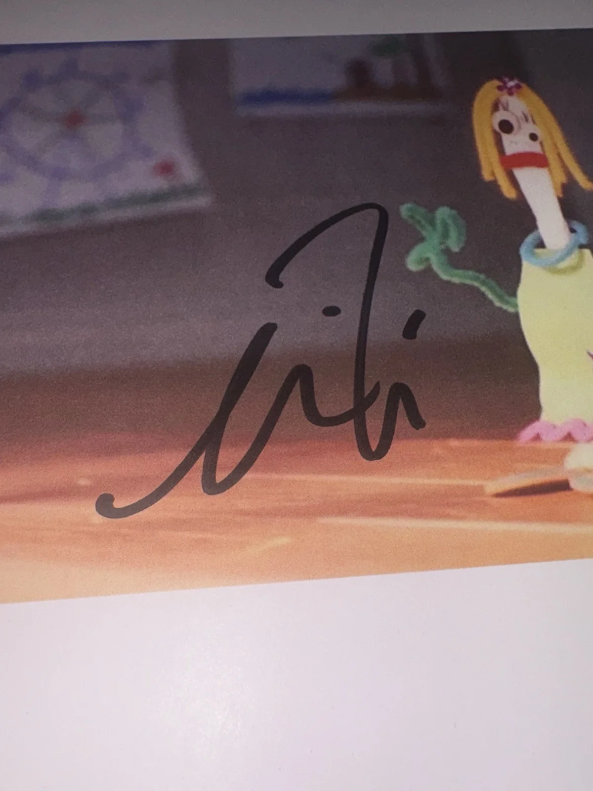 Forky Meets Knifey Toy Story 8x10 Signed / Autographed By Melissa Villaseñor COA, изображение 2