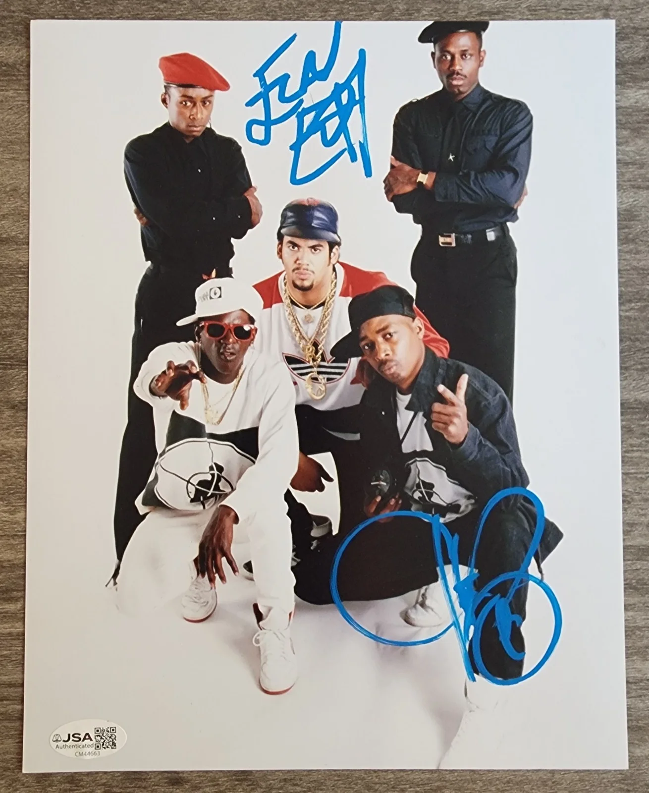 Public Enemy - Flavor Flav & Chuck D Signed 8x10 Photo Hip Hop Rap LEGENDS RAD, изображение 3