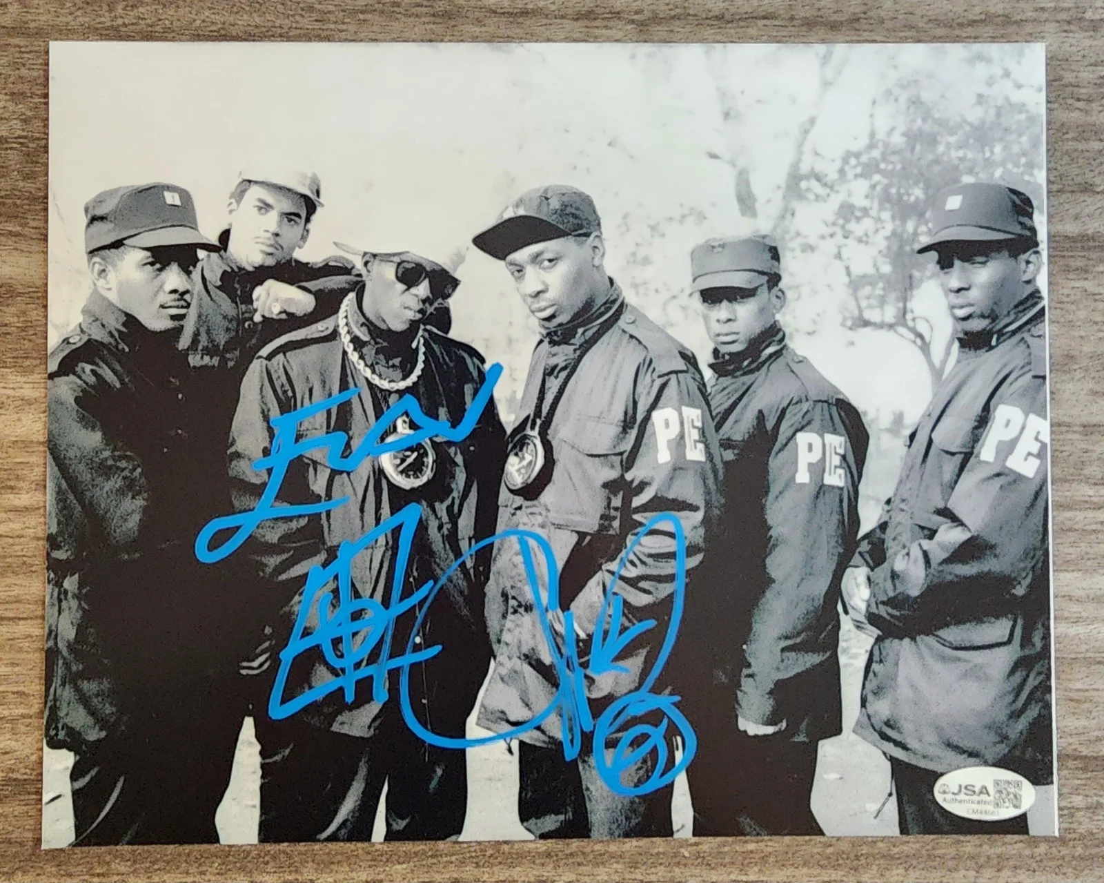 Public Enemy - Flavor Flav & Chuck D Signed 8x10 Photo Hip Hop Rap LEGENDS RAD, изображение 3