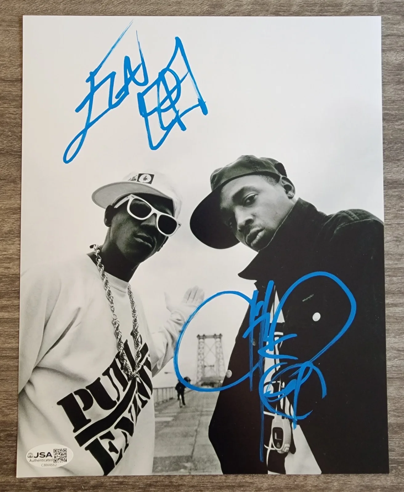 Public Enemy - Flavor Flav & Chuck D Signed 8x10 Photo Hip Hop Rap LEGENDS RAD, изображение 3