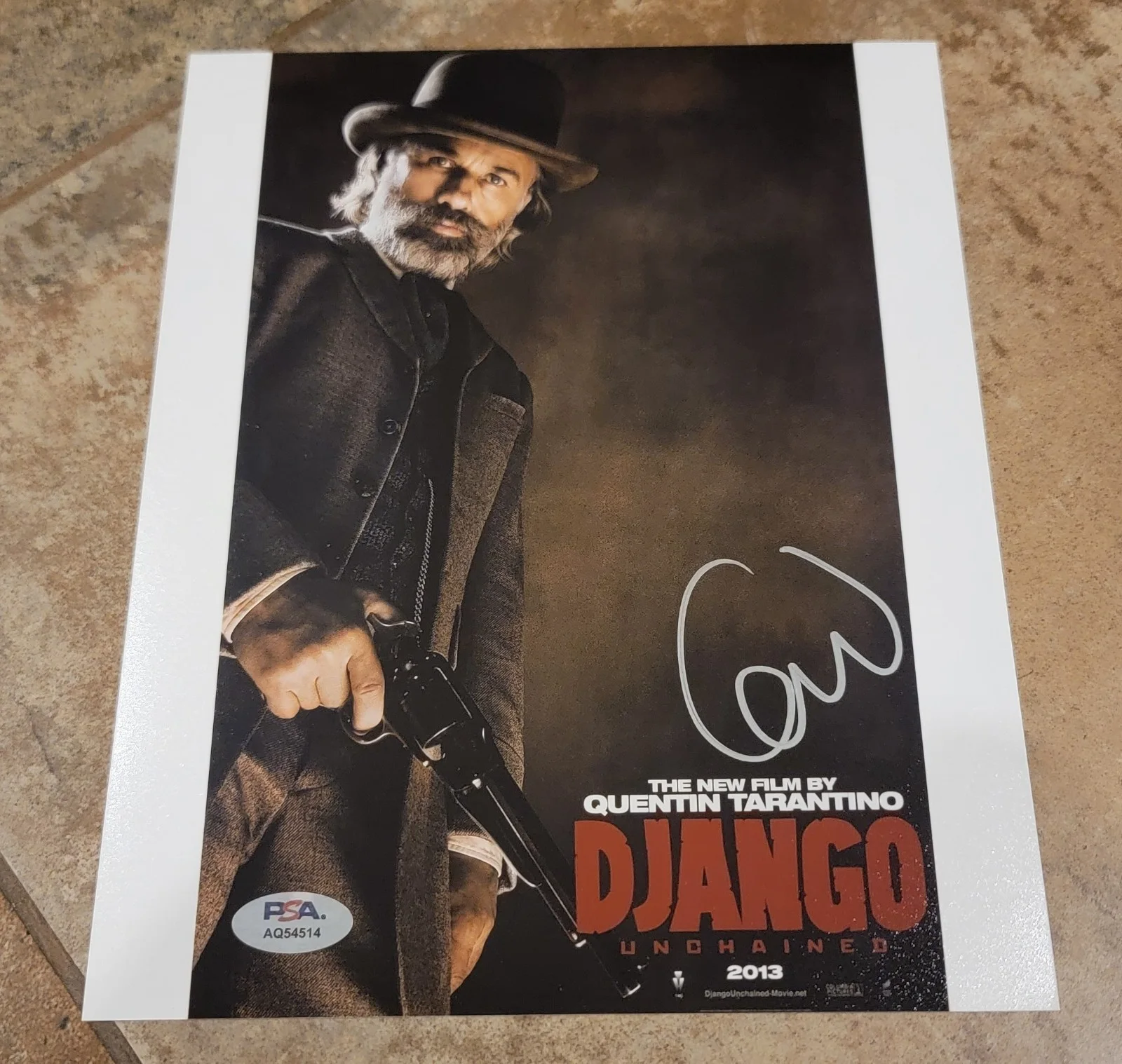 Christoph Waltz — Christoph Waltz signed 8x10 photo PSA DNA autograph Django Unchained