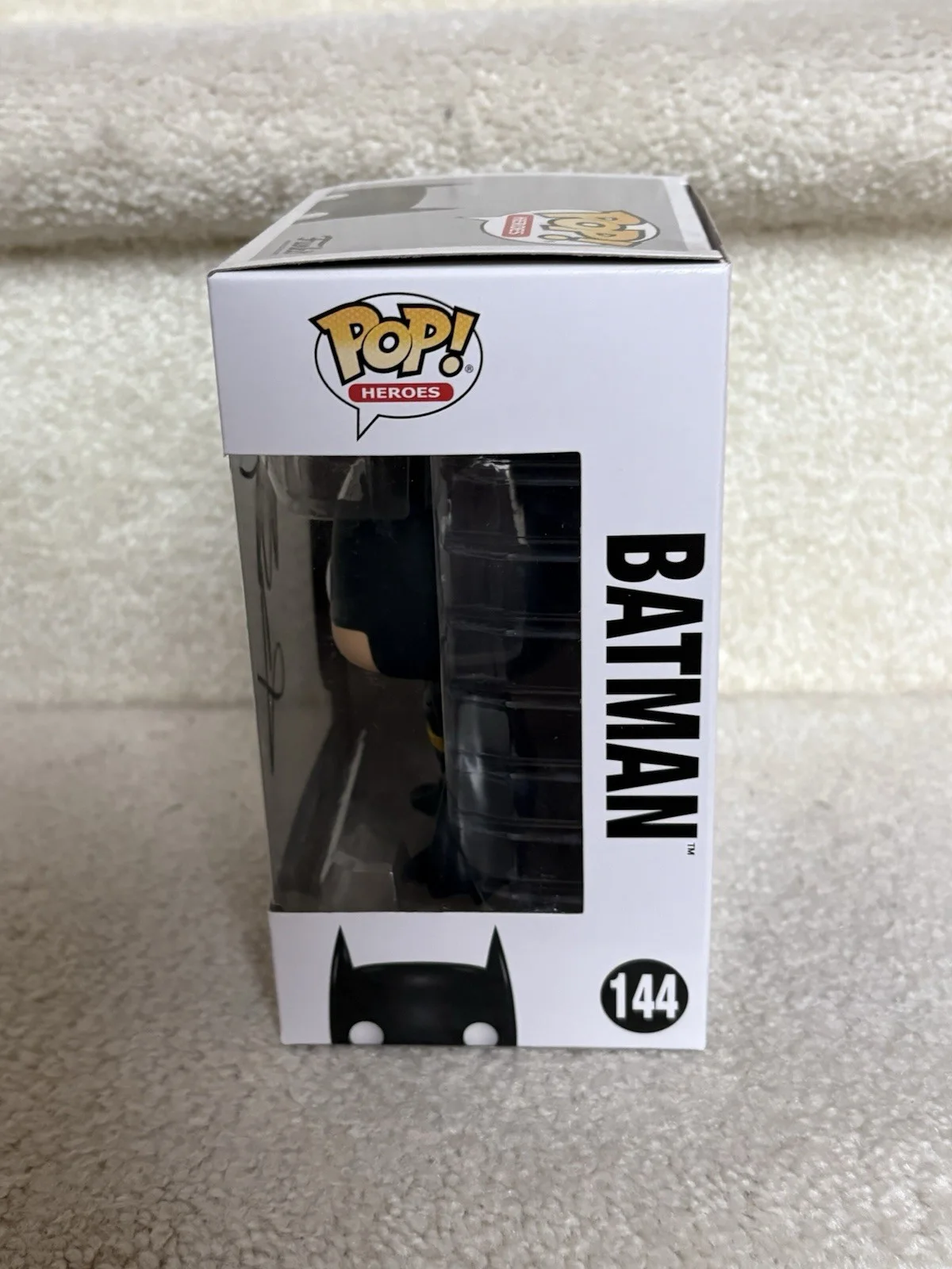 Christian Bale — Christian Bale Signed Autographed Batman Funko Pop #144 - W/ Photo Proof, image 4