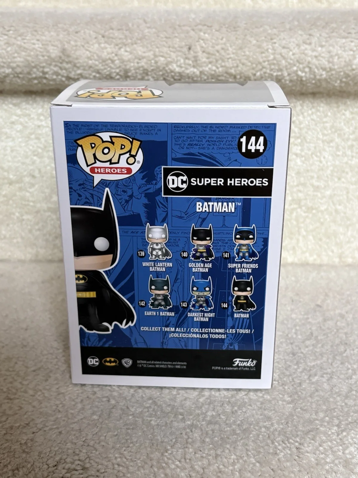 Christian Bale — Christian Bale Signed Autographed Batman Funko Pop #144 - W/ Photo Proof, image 5