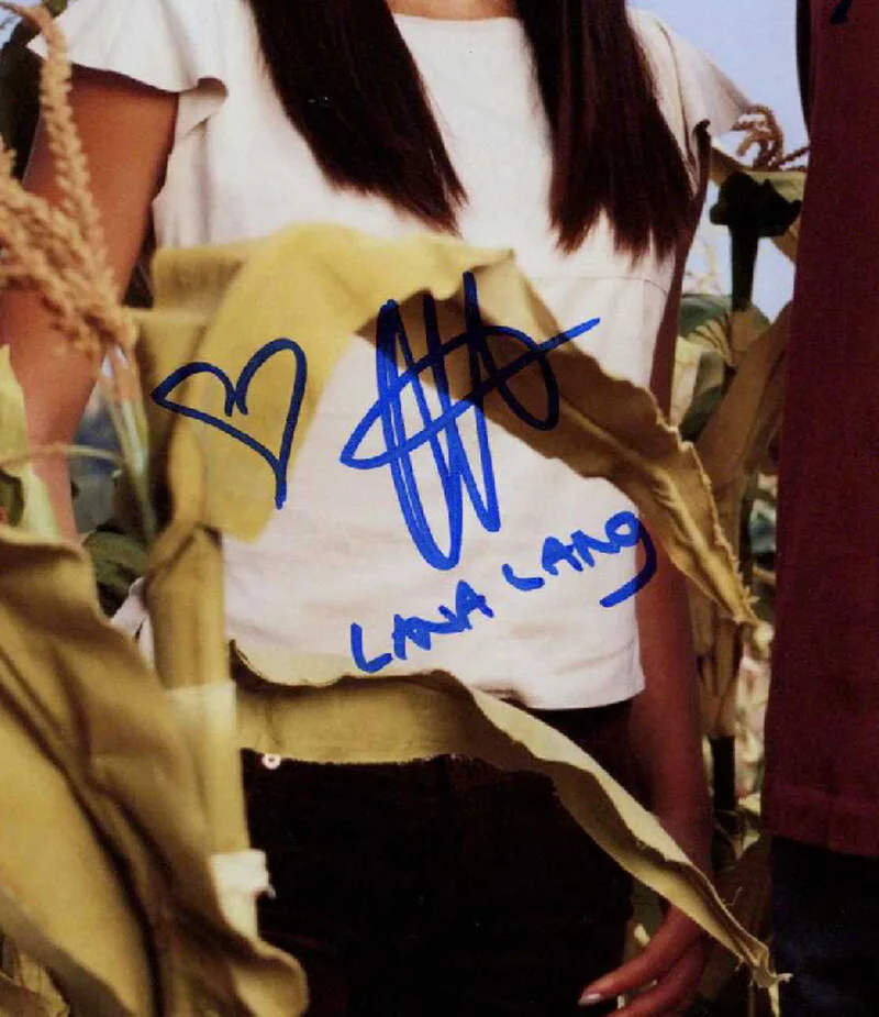 TOM WELLING KRISTIN KREUK ROSENBAUM SIGNED 11x14 PHOTO SMALLVILLE BECKETT BAS, изображение 2