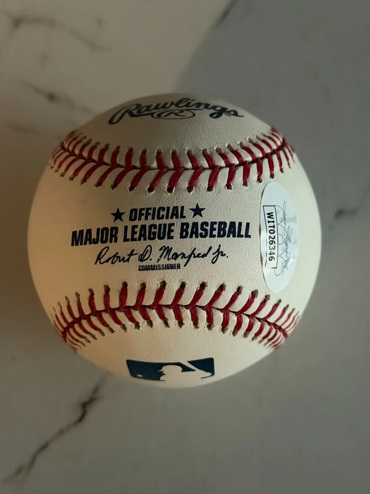 Tom Guiry — Tom Guiry Signed Autographed Baseball with INSCRIPTION The Sandlot "Smalls" JSA, image 2